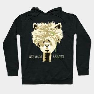 No Prob Llama No Drama Alpaca Funny Hoodie